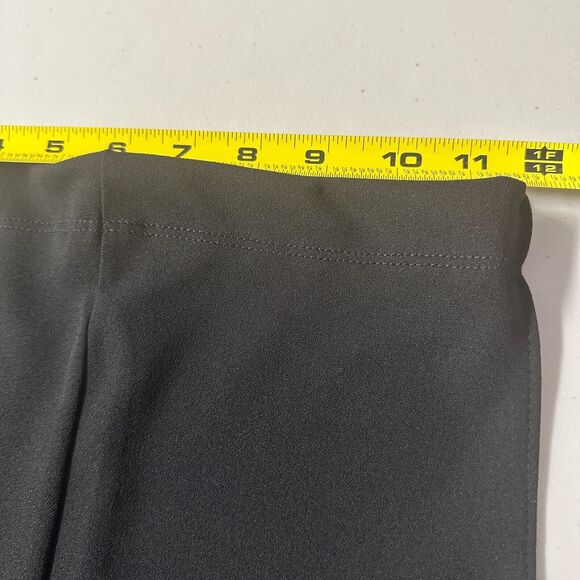 Fashion Nova Call It Even Wide Leg Dress Pants Black Size 2X Stylish Altered Hem - Picture 13 of 16